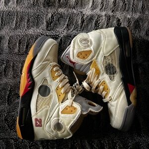 jordan 5 sail off-white size 9.5